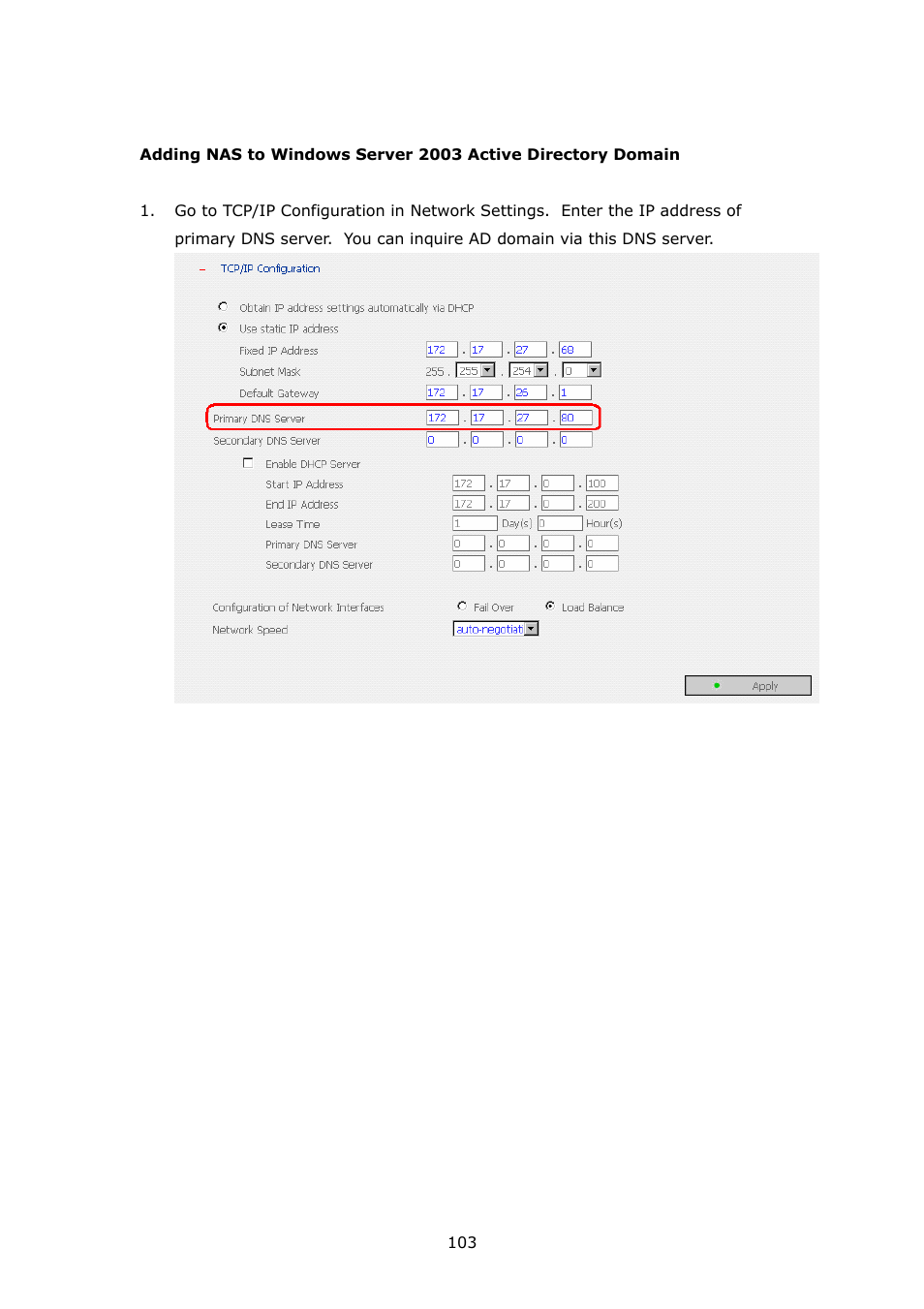 APC Disk On-line Server NAS-2100 User Manual | Page 103 / 112
