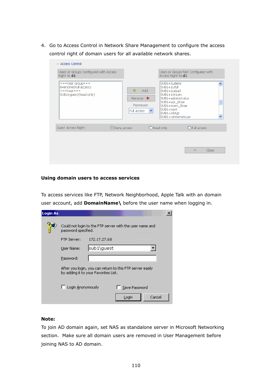 APC Disk On-line Server NAS-2100 User Manual | Page 110 / 112