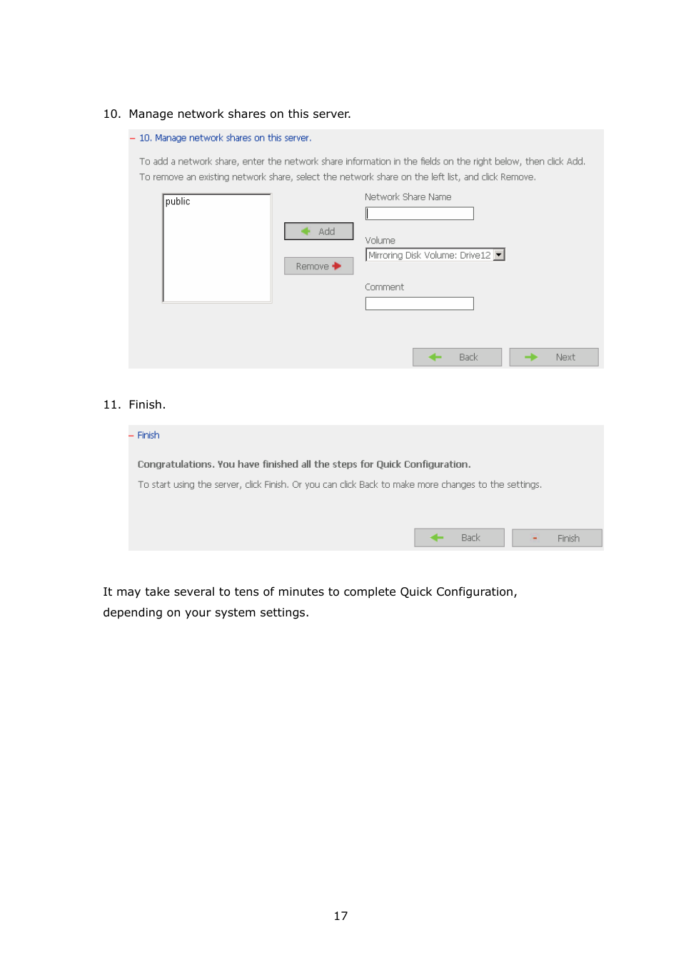APC Disk On-line Server NAS-2100 User Manual | Page 17 / 112
