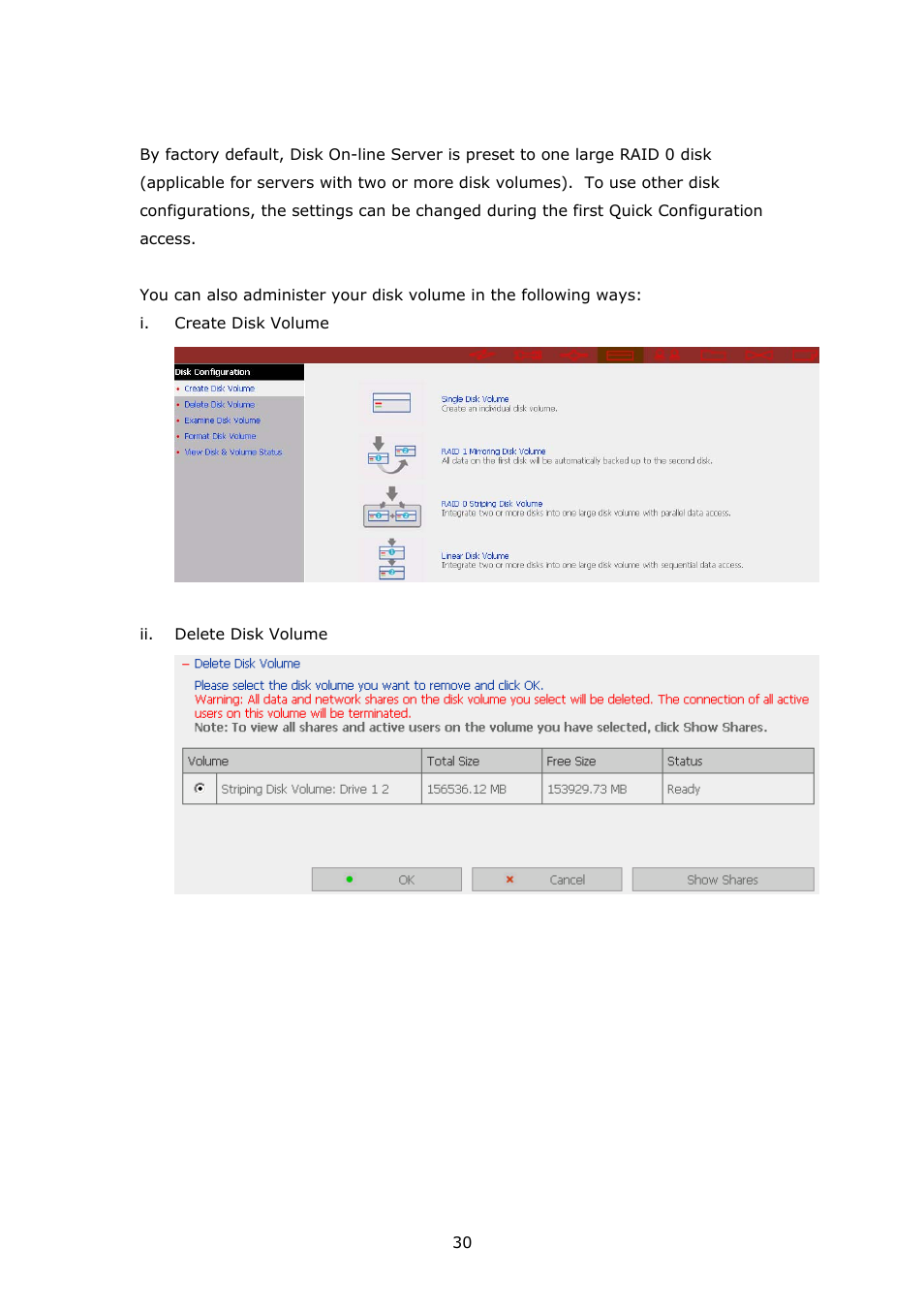 APC Disk On-line Server NAS-2100 User Manual | Page 30 / 112