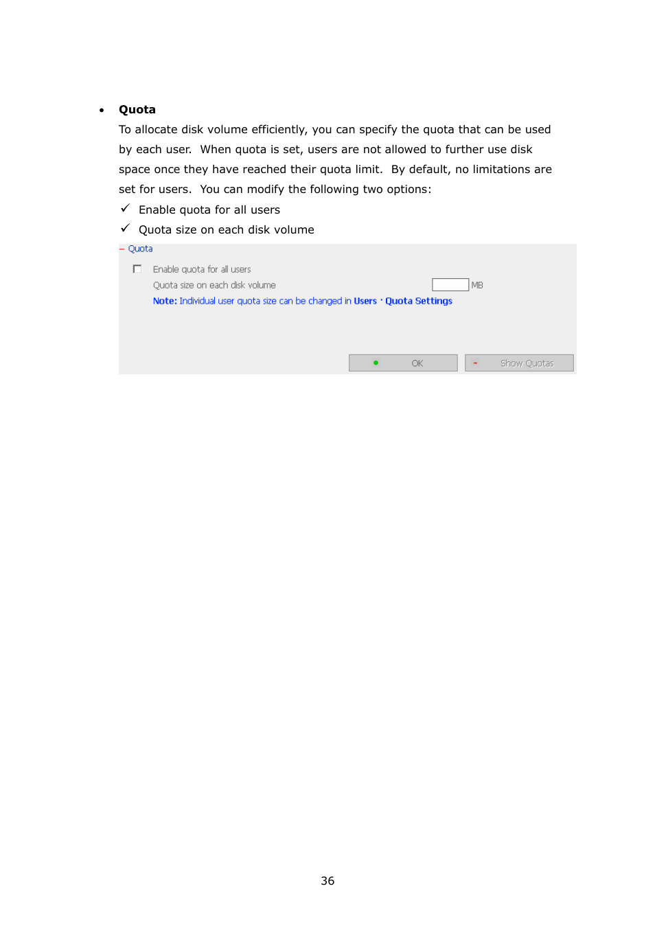 APC Disk On-line Server NAS-2100 User Manual | Page 36 / 112