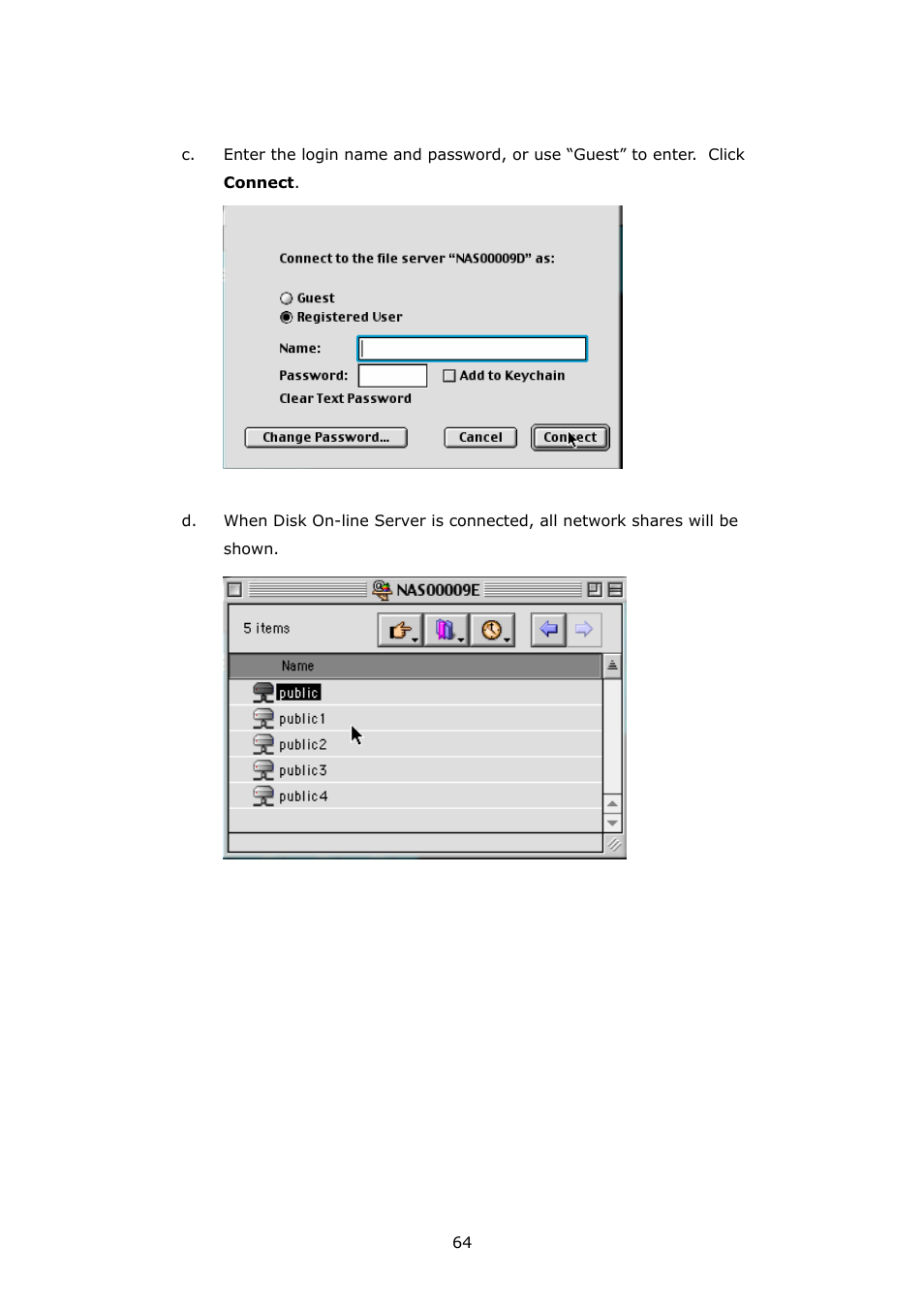 APC Disk On-line Server NAS-2100 User Manual | Page 64 / 112