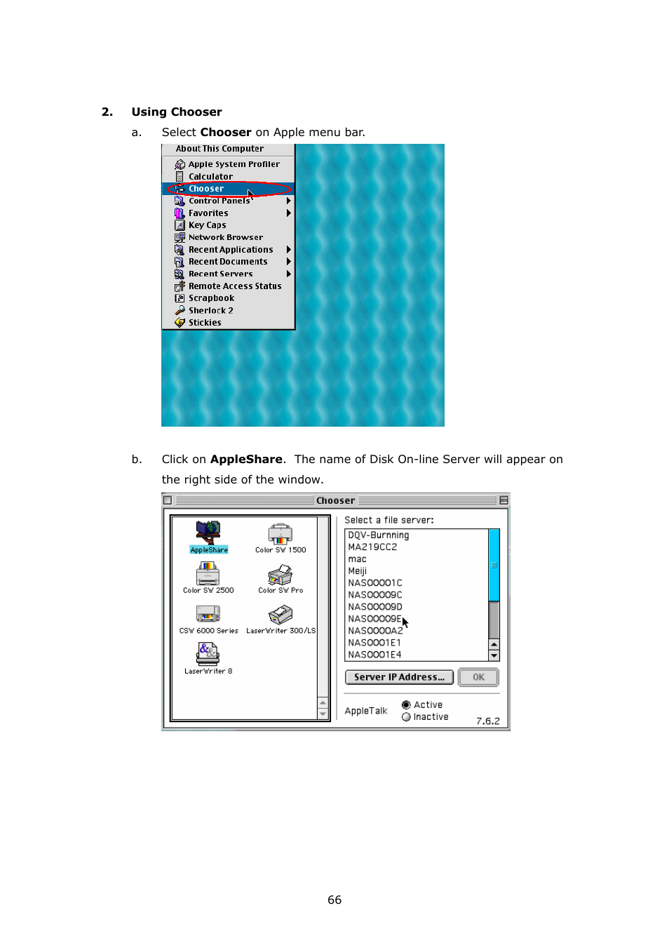 APC Disk On-line Server NAS-2100 User Manual | Page 66 / 112