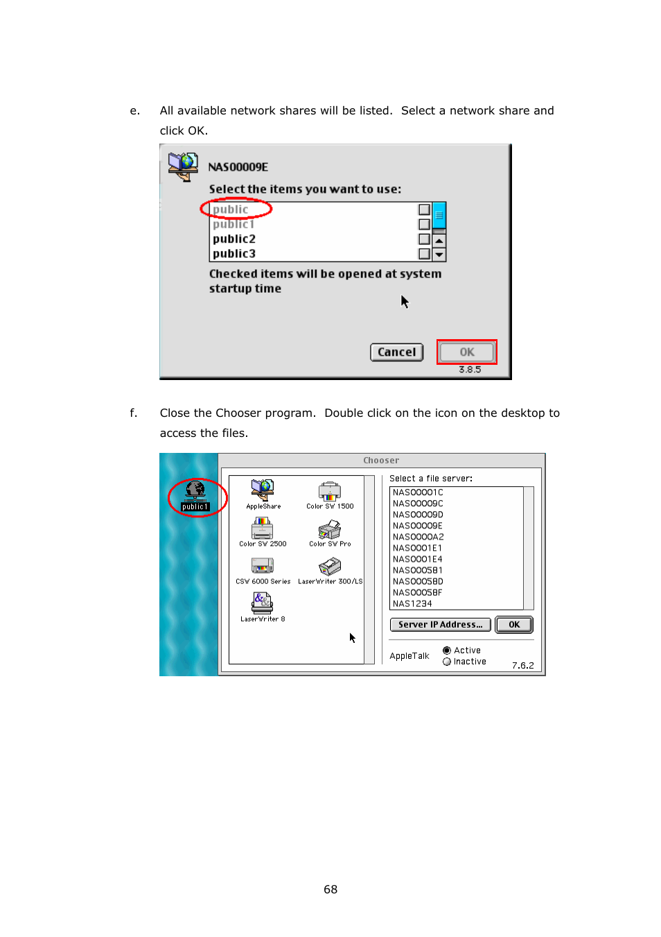 APC Disk On-line Server NAS-2100 User Manual | Page 68 / 112