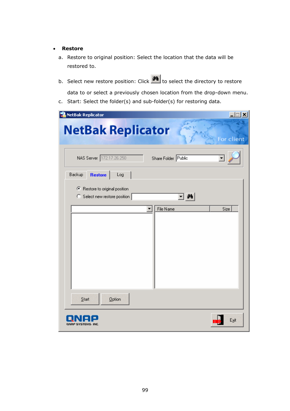 APC Disk On-line Server NAS-2100 User Manual | Page 99 / 112