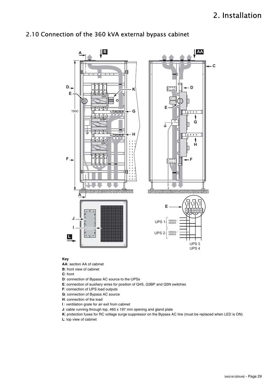 Installation | APC GALAXY 5000 User Manual | Page 29 / 68