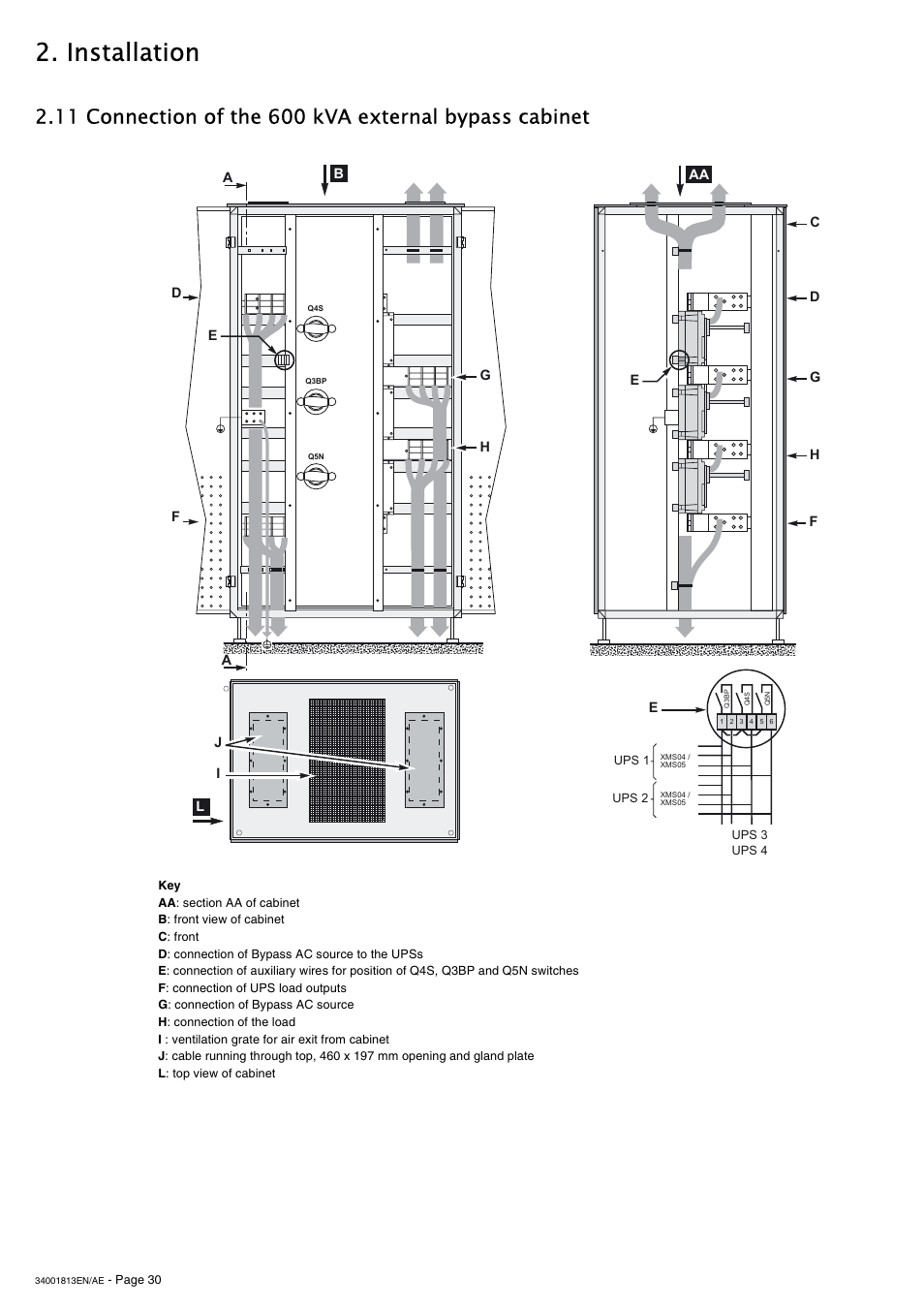 Installation | APC GALAXY 5000 User Manual | Page 30 / 68