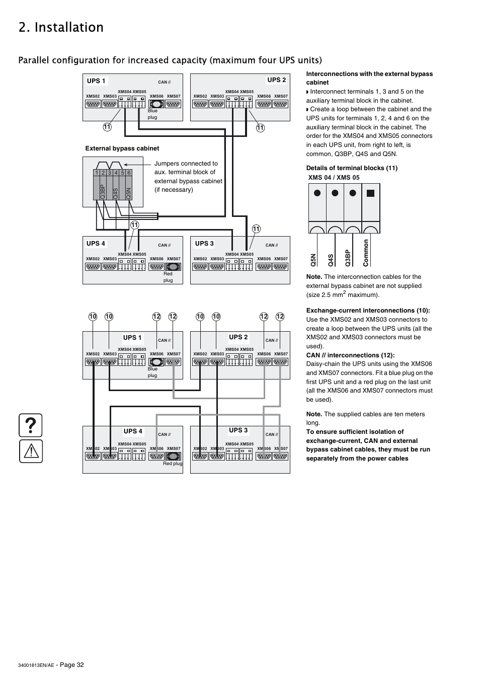 Installation | APC GALAXY 5000 User Manual | Page 32 / 68