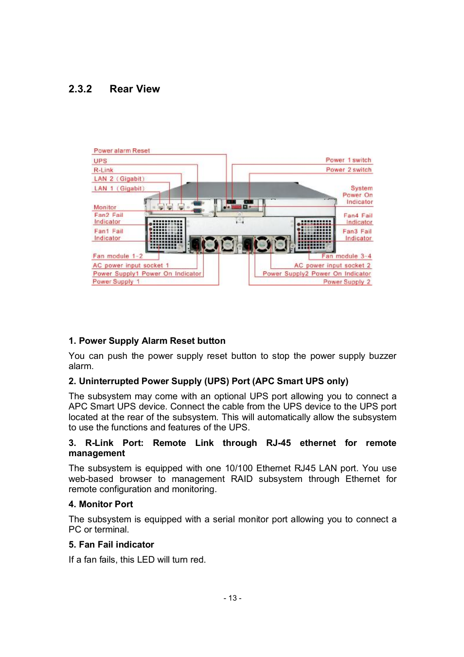 APC RAID Subsystem SCSI-SATA II User Manual | Page 13 / 131