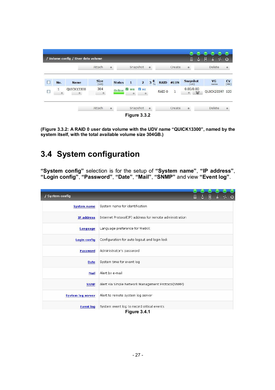 4 system configuration | APC RAID Subsystem SCSI-SATA II User Manual | Page 27 / 131