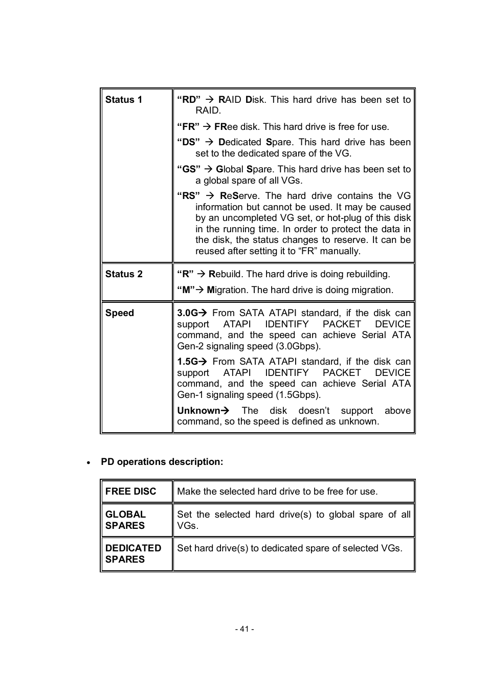 APC RAID Subsystem SCSI-SATA II User Manual | Page 41 / 131