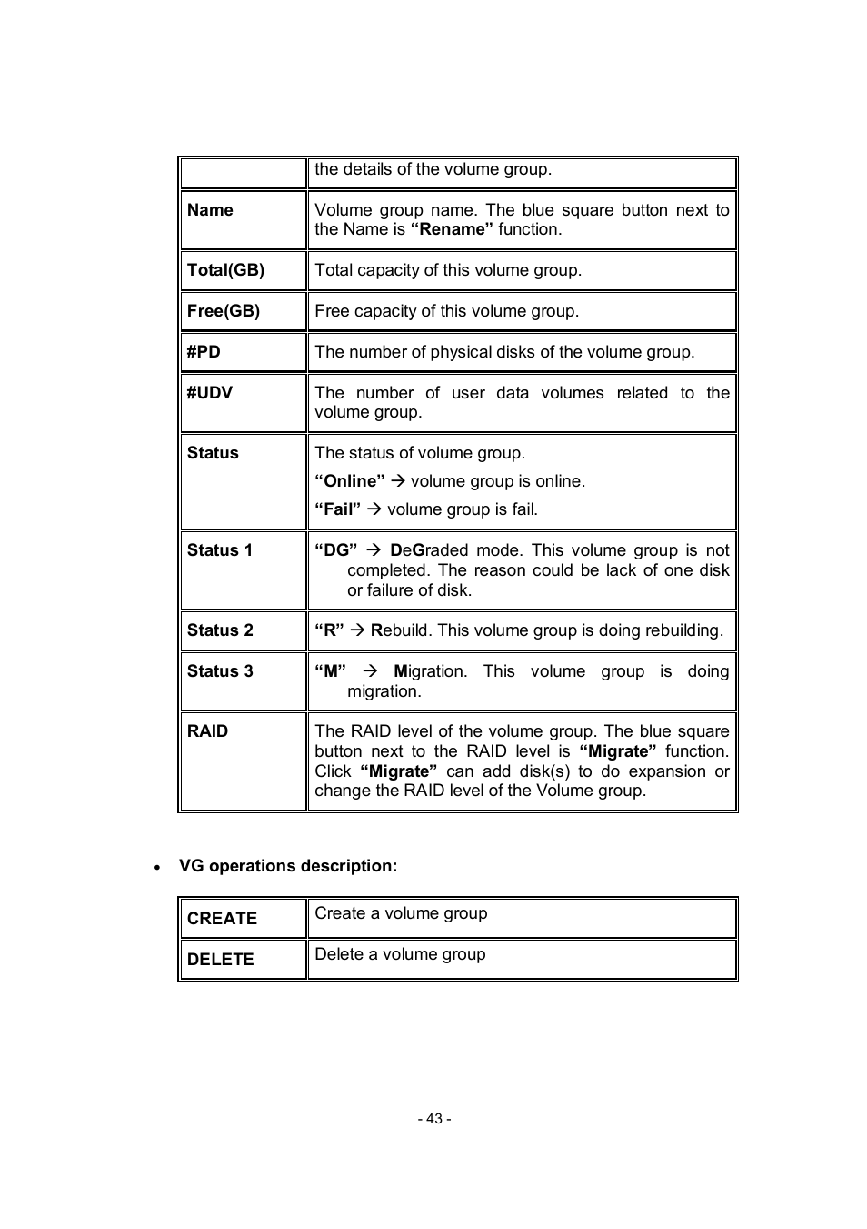 APC RAID Subsystem SCSI-SATA II User Manual | Page 43 / 131