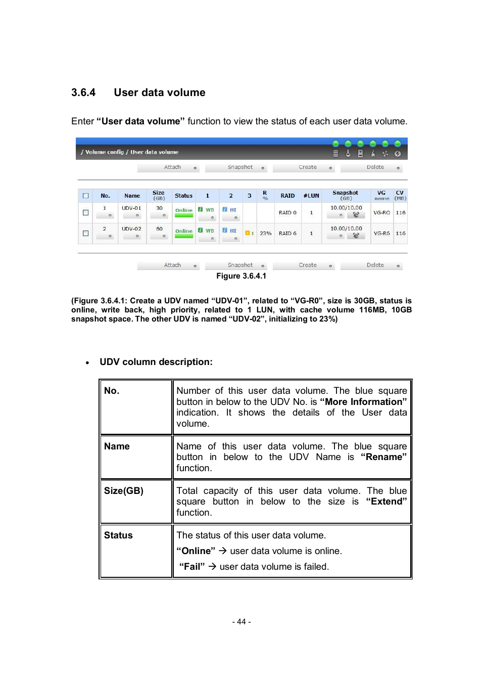 APC RAID Subsystem SCSI-SATA II User Manual | Page 44 / 131
