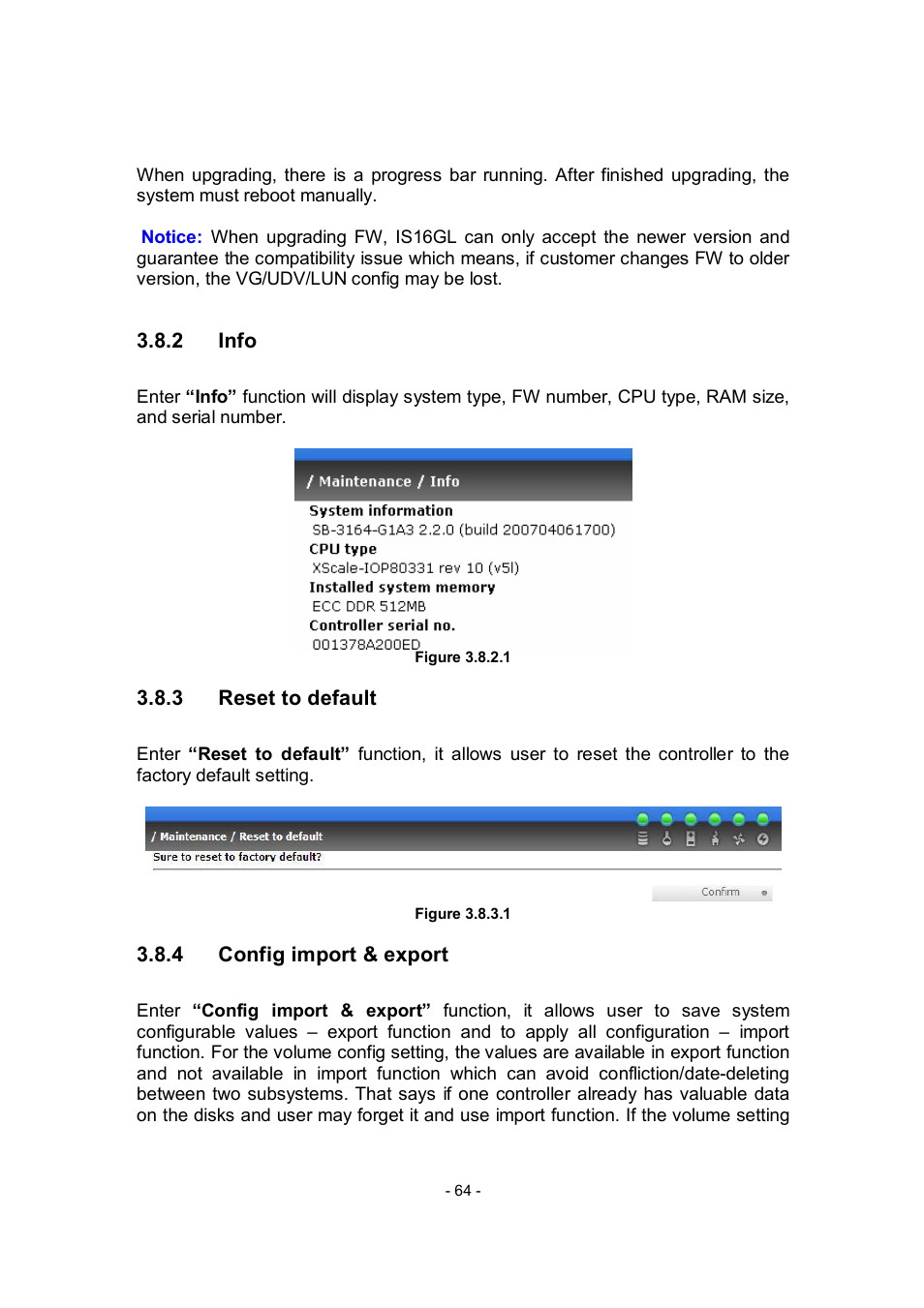 APC RAID Subsystem SCSI-SATA II User Manual | Page 64 / 131