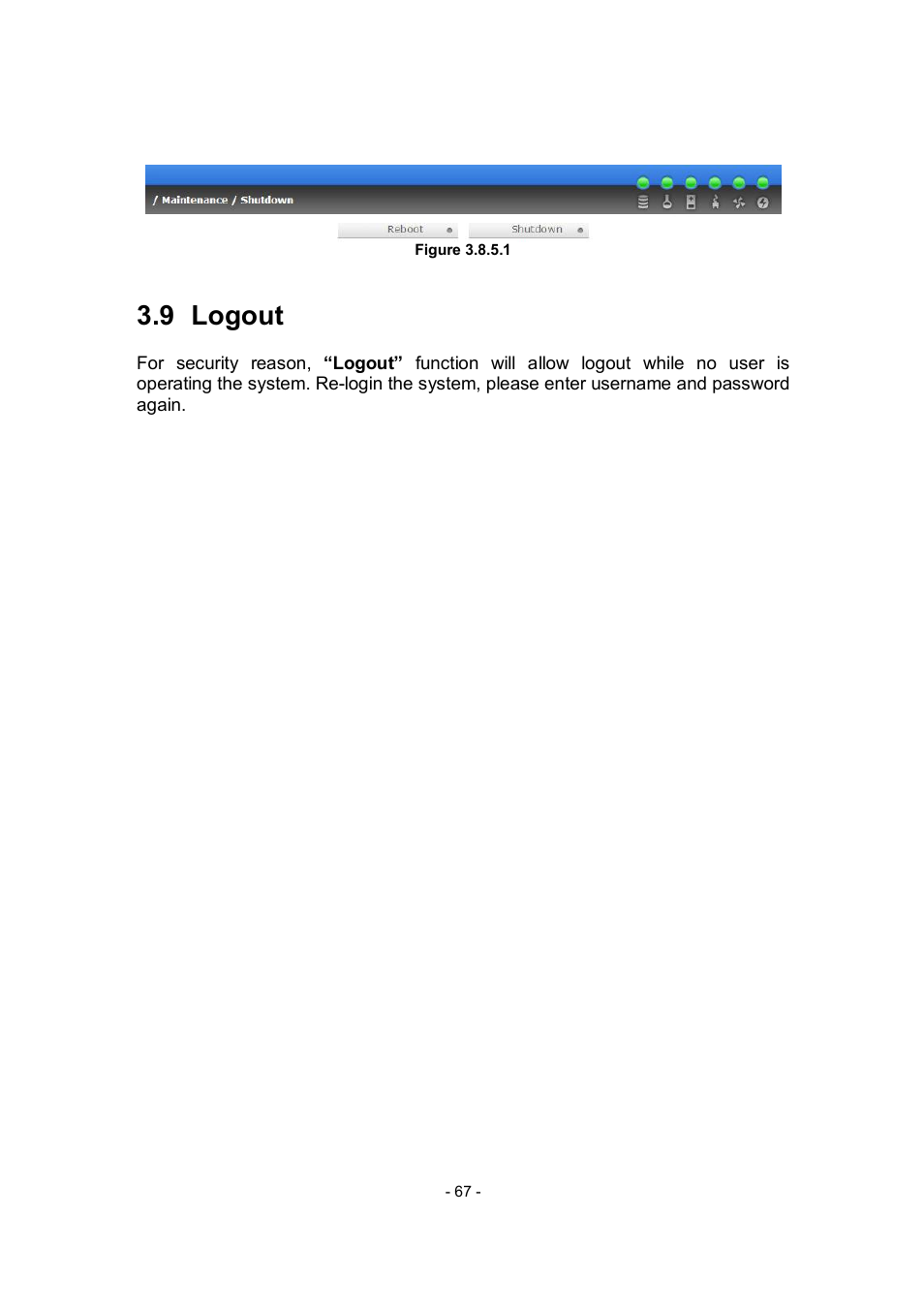 9 logout | APC RAID Subsystem SCSI-SATA II User Manual | Page 67 / 131