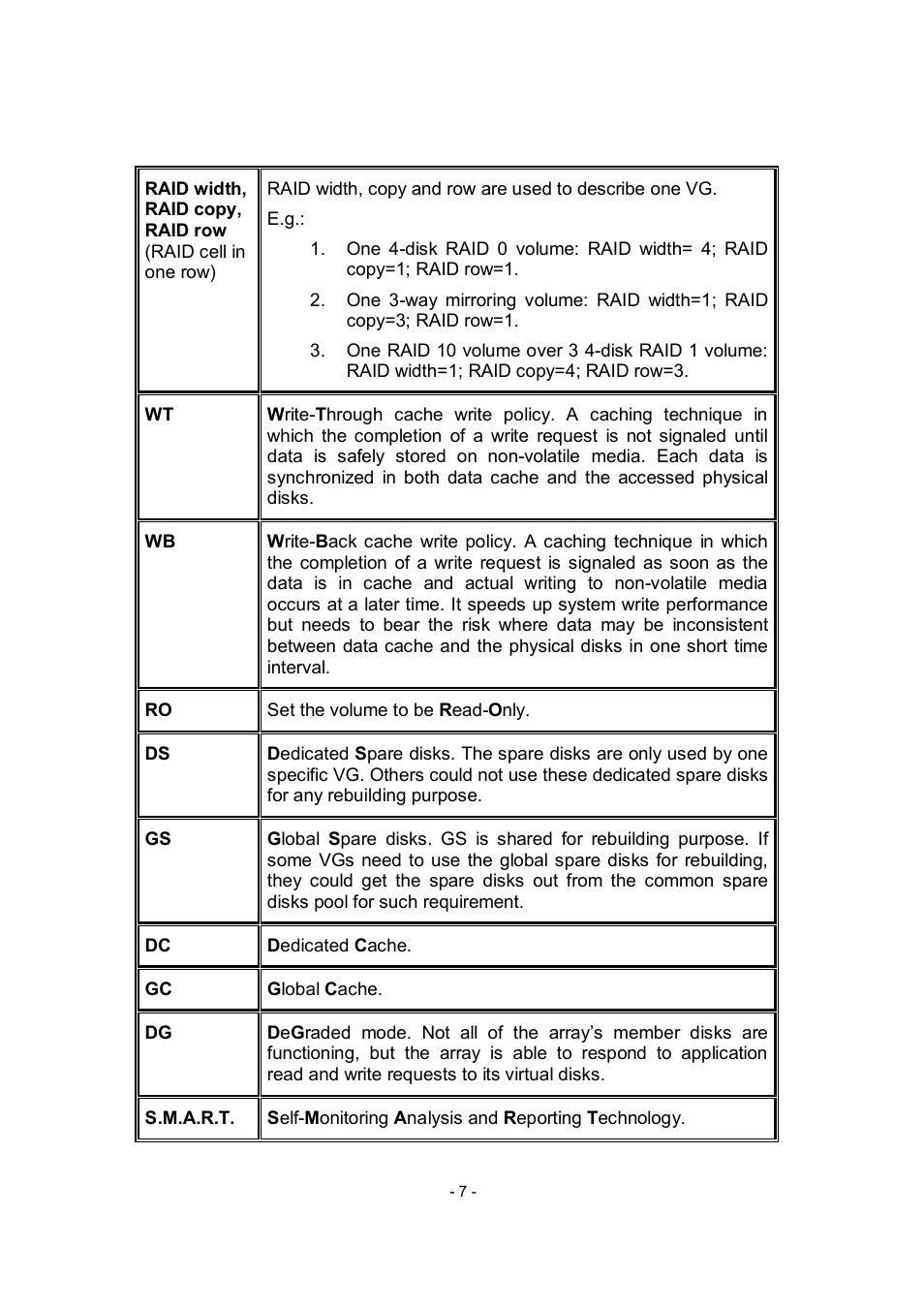 APC RAID Subsystem SCSI-SATA II User Manual | Page 7 / 131