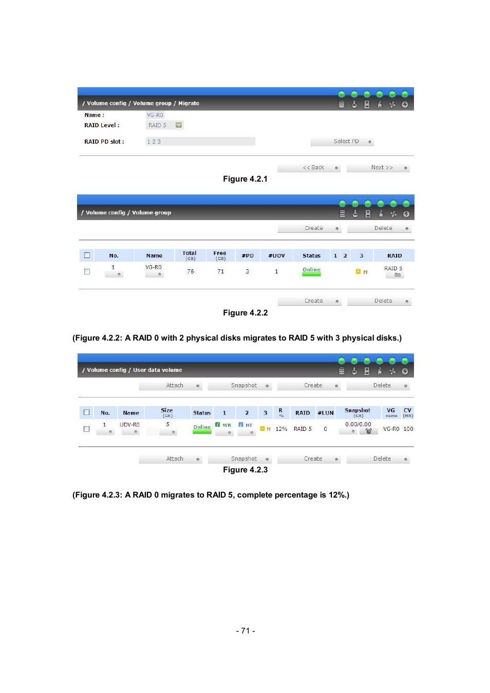 APC RAID Subsystem SCSI-SATA II User Manual | Page 71 / 131