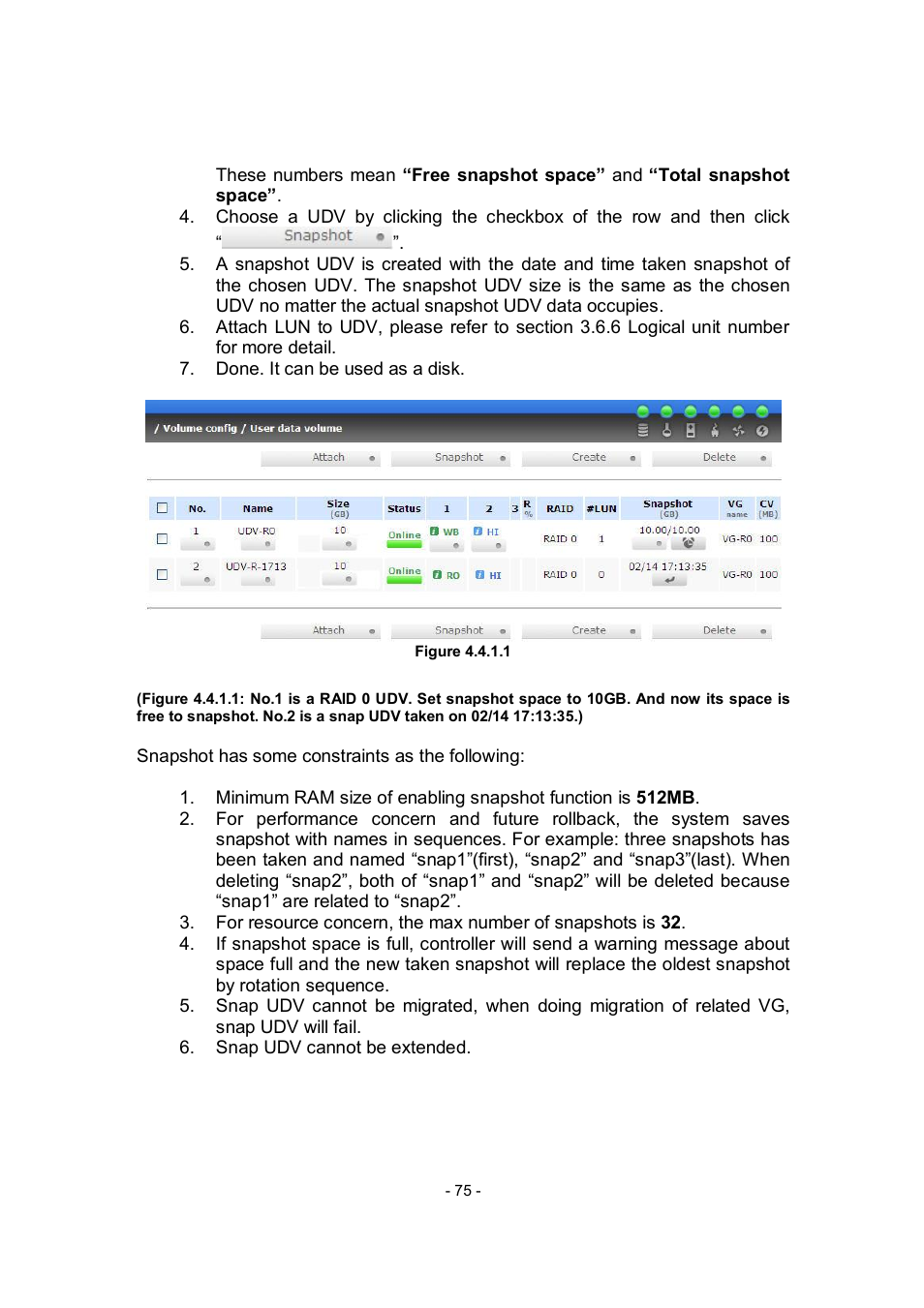 APC RAID Subsystem SCSI-SATA II User Manual | Page 75 / 131