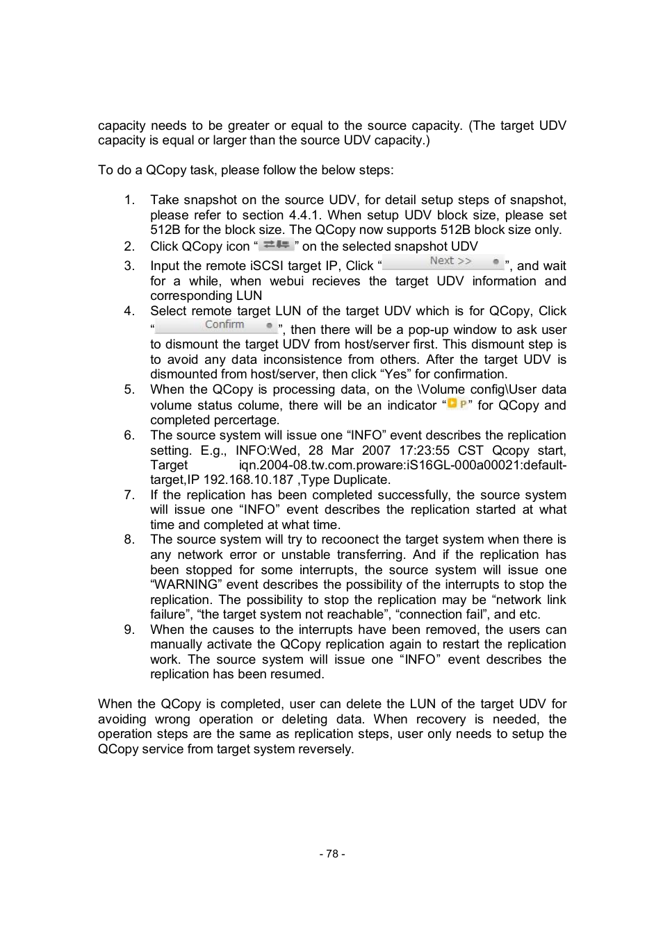 APC RAID Subsystem SCSI-SATA II User Manual | Page 78 / 131