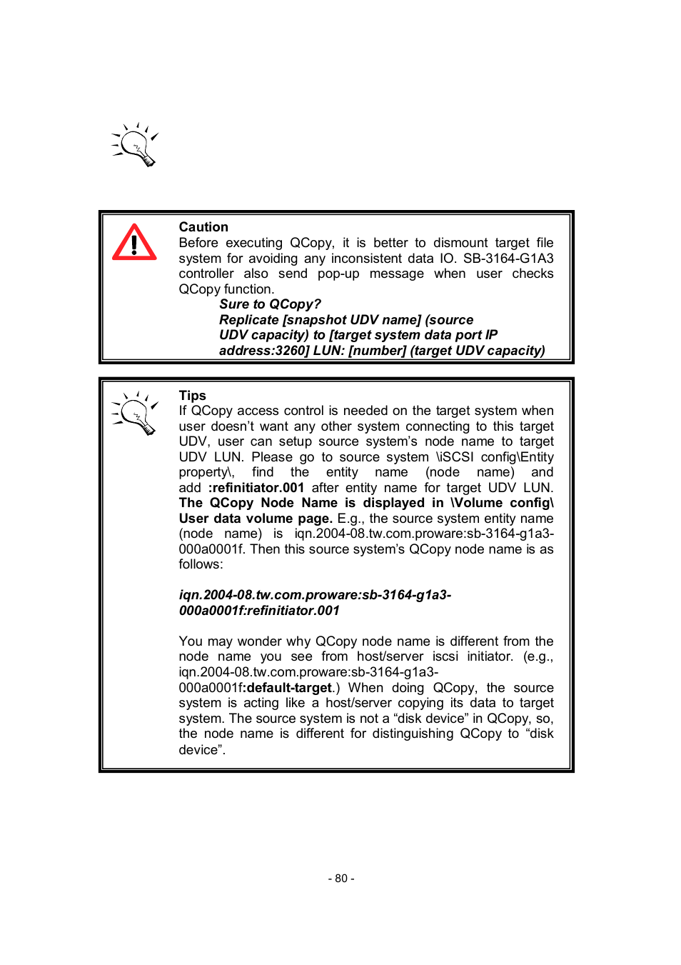 APC RAID Subsystem SCSI-SATA II User Manual | Page 80 / 131