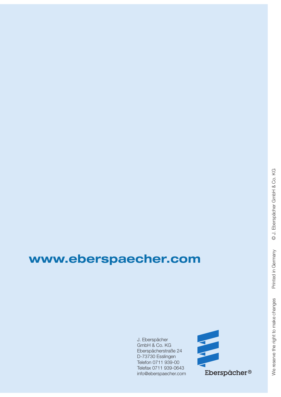 Eberspacher EasyStart R User Manual | Page 28 / 28