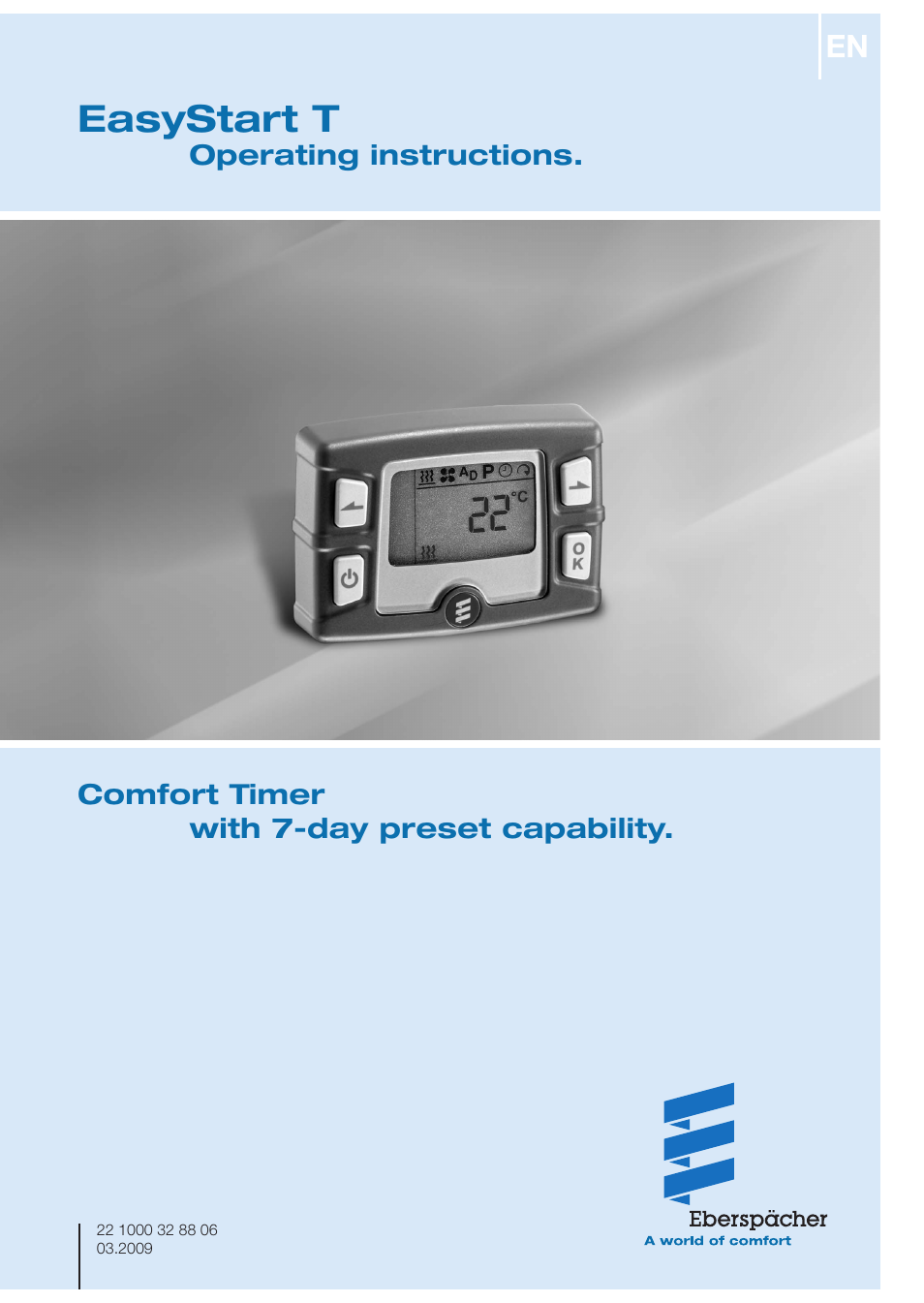 Eberspacher EasyStart T User Manual | 28 pages