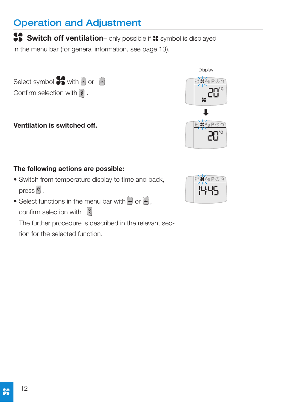 Operation and adjustment | Eberspacher EasyStart T User Manual | Page 12 / 28