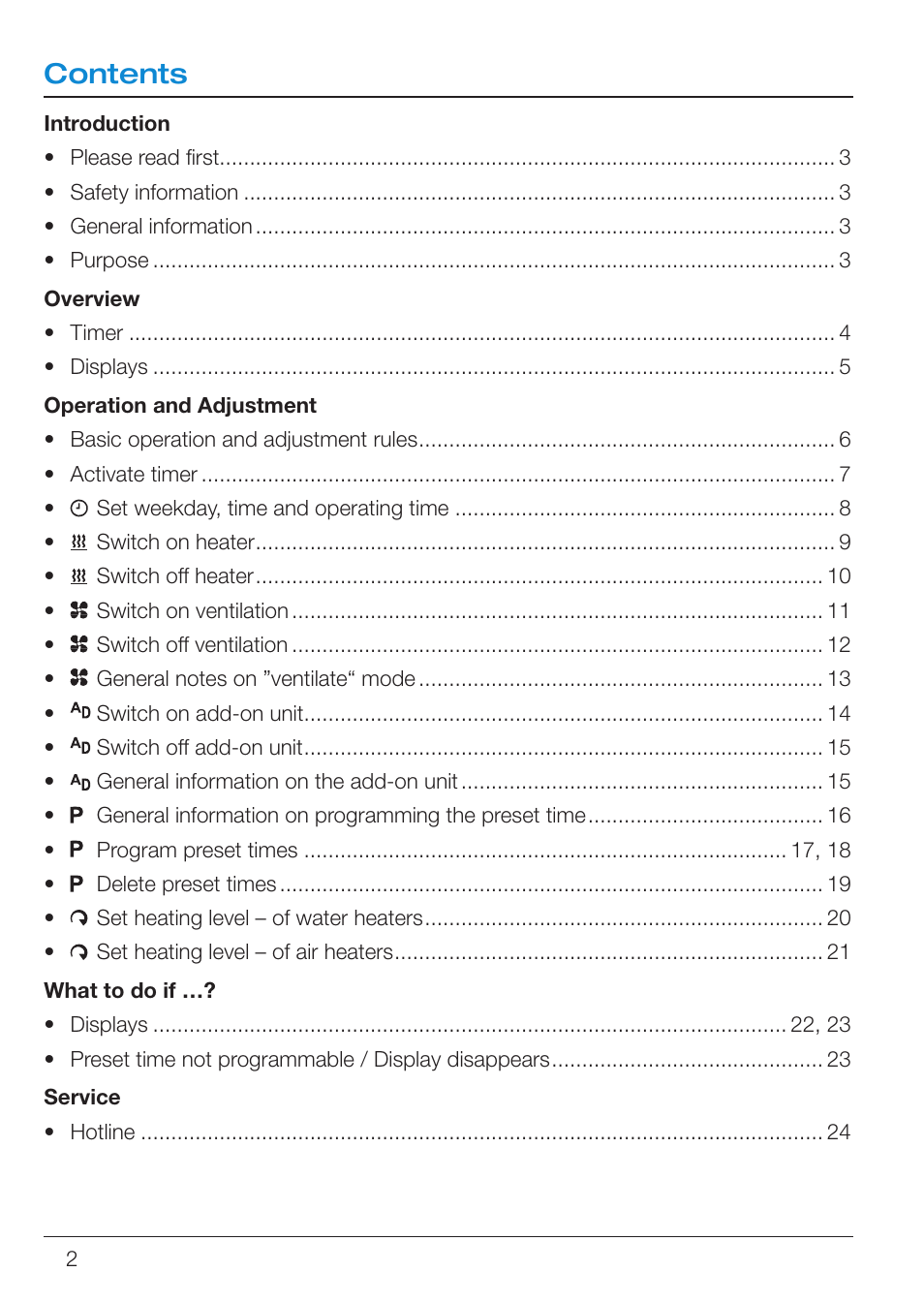 Eberspacher EasyStart T User Manual | Page 2 / 28
