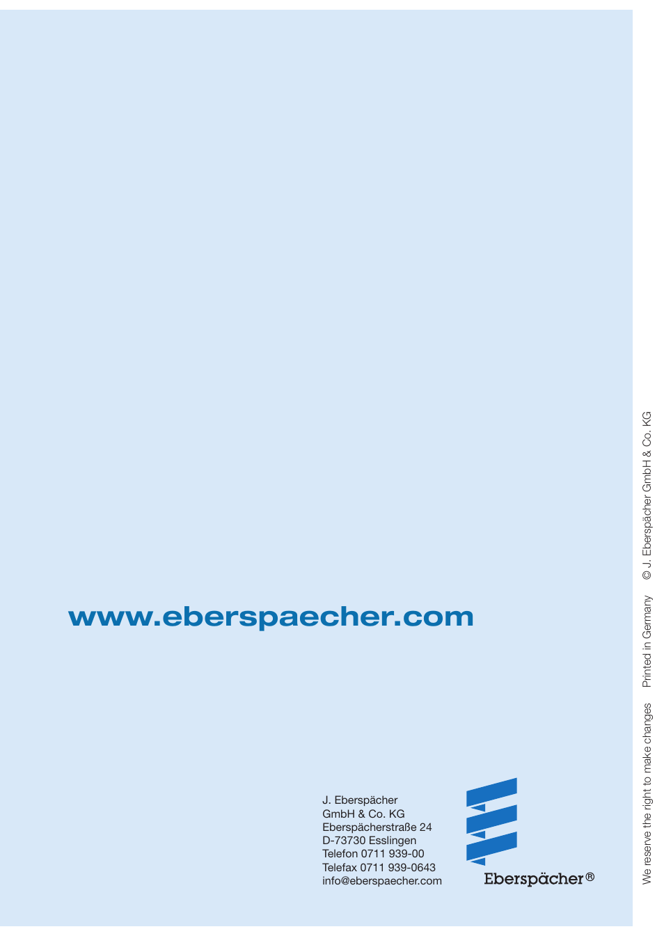 Eberspacher EasyStart T User Manual | Page 28 / 28