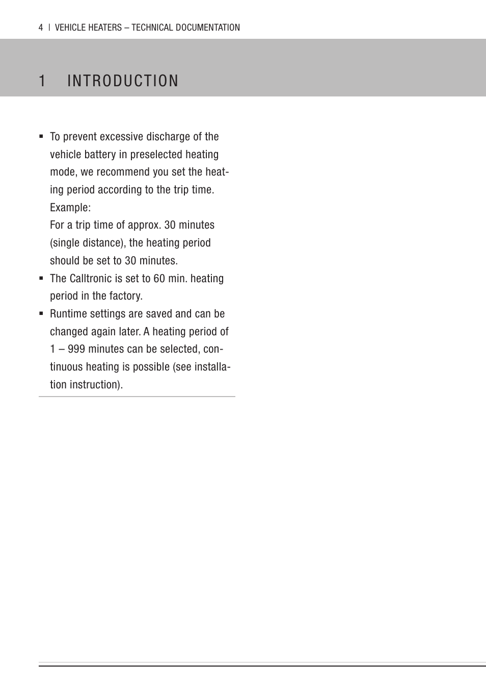 1 introduction | Eberspacher Calltronic User Manual | Page 4 / 14