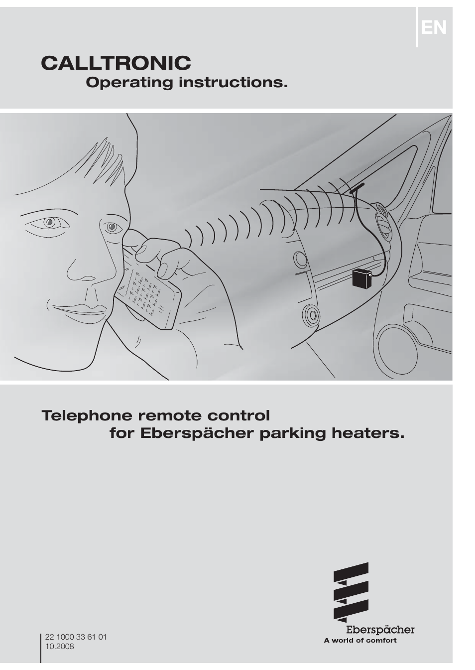 Eberspacher Calltronic 08 User Manual | 8 pages