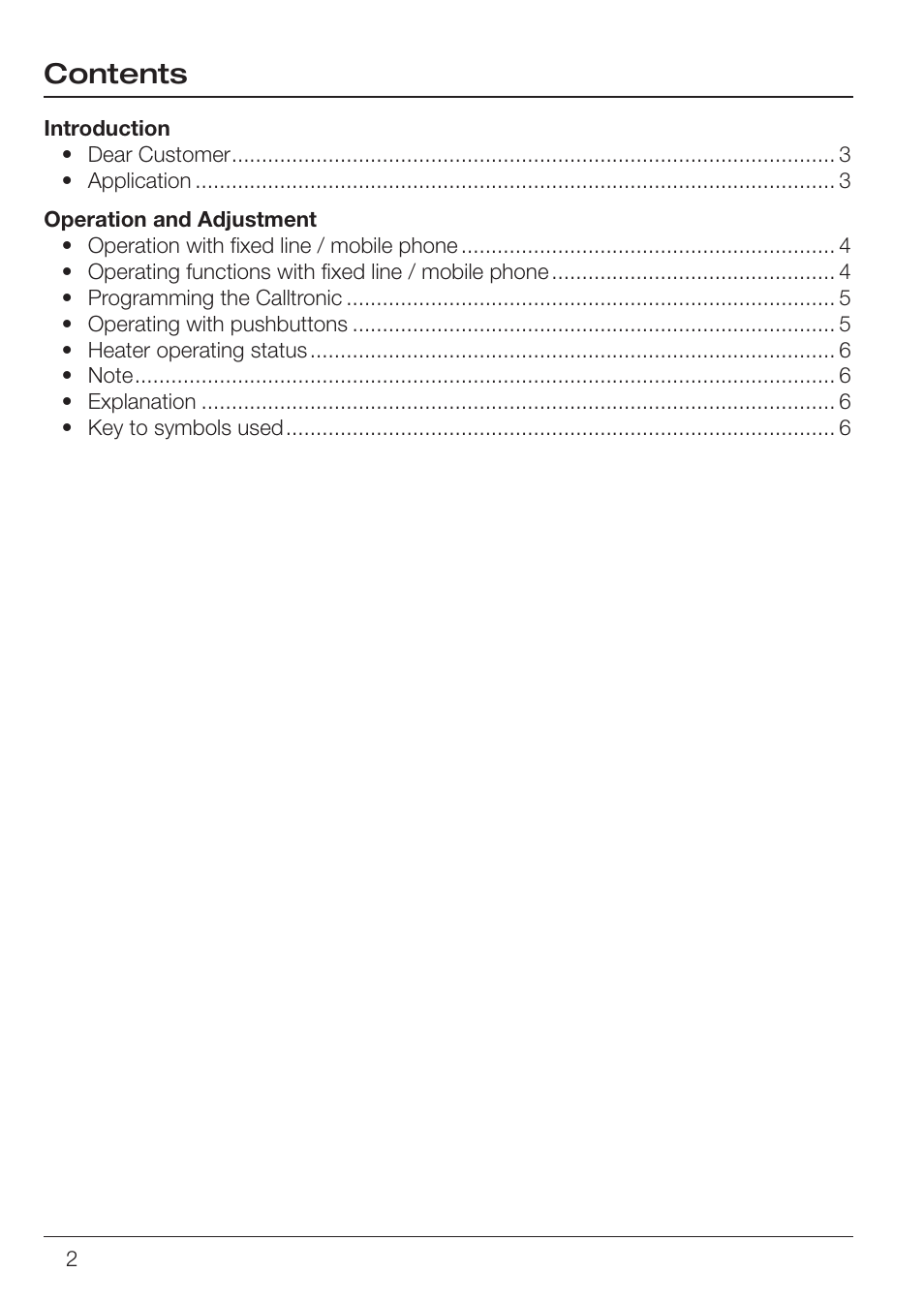 Eberspacher Calltronic 08 User Manual | Page 2 / 8