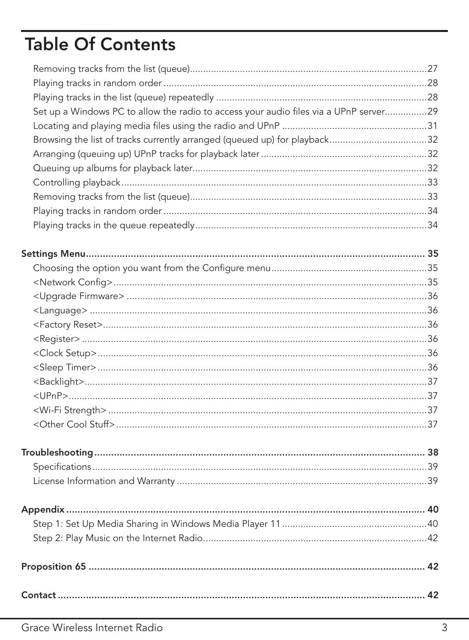 ECOXGEAR IR1000: Innovator User Manual | Page 3 / 44