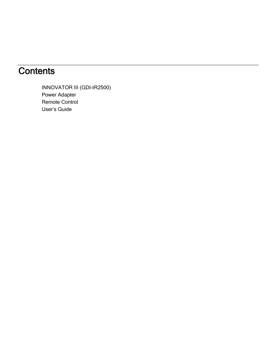 ECOXGEAR IR2500: Innovator III User Manual | Page 10 / 51