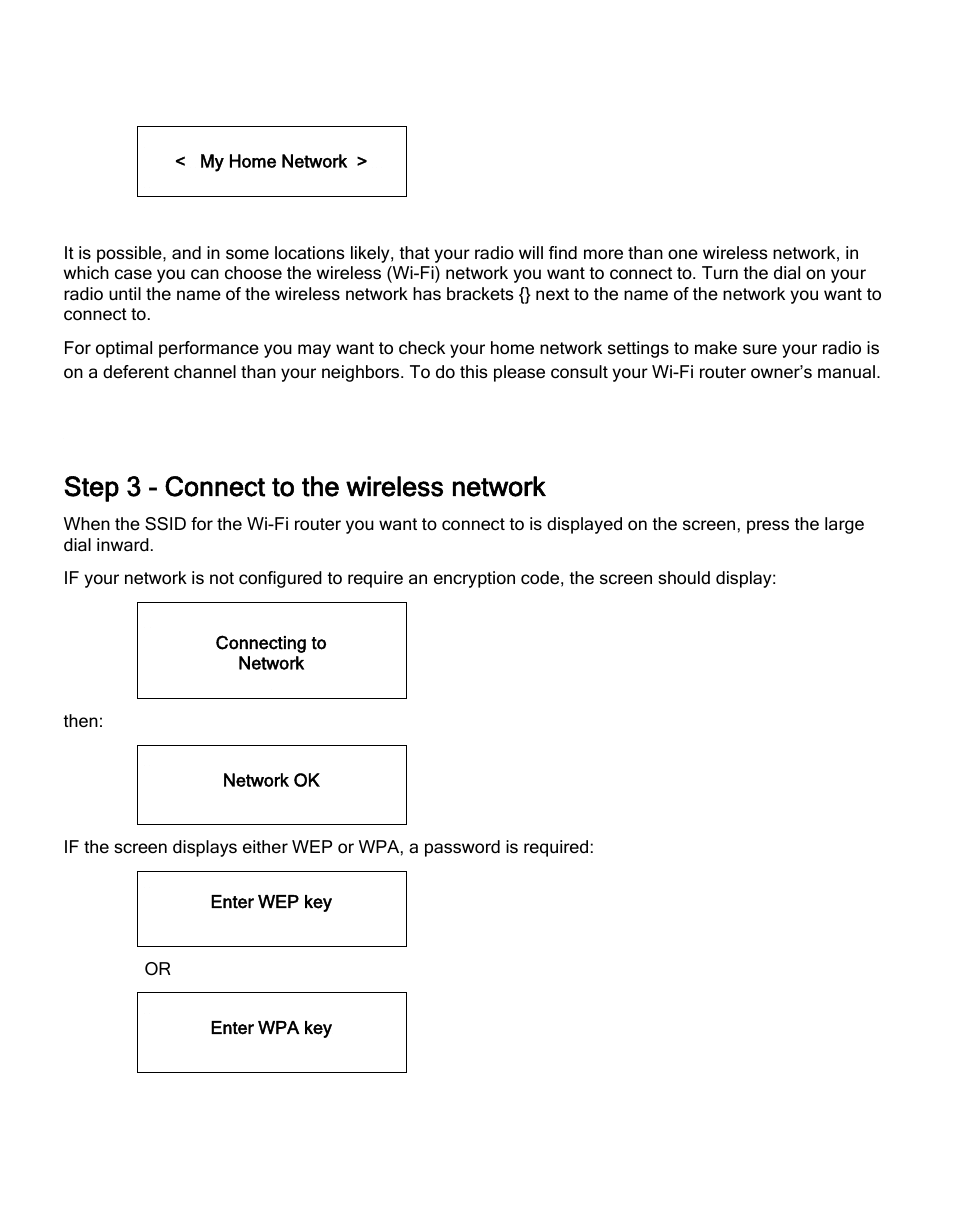 Step 3 - connect to the wireless network | ECOXGEAR IR2500: Innovator III User Manual | Page 15 / 51