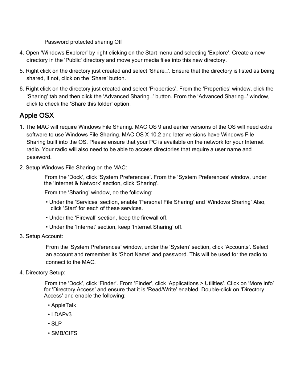 Apple osx | ECOXGEAR IR2500: Innovator III User Manual | Page 31 / 51