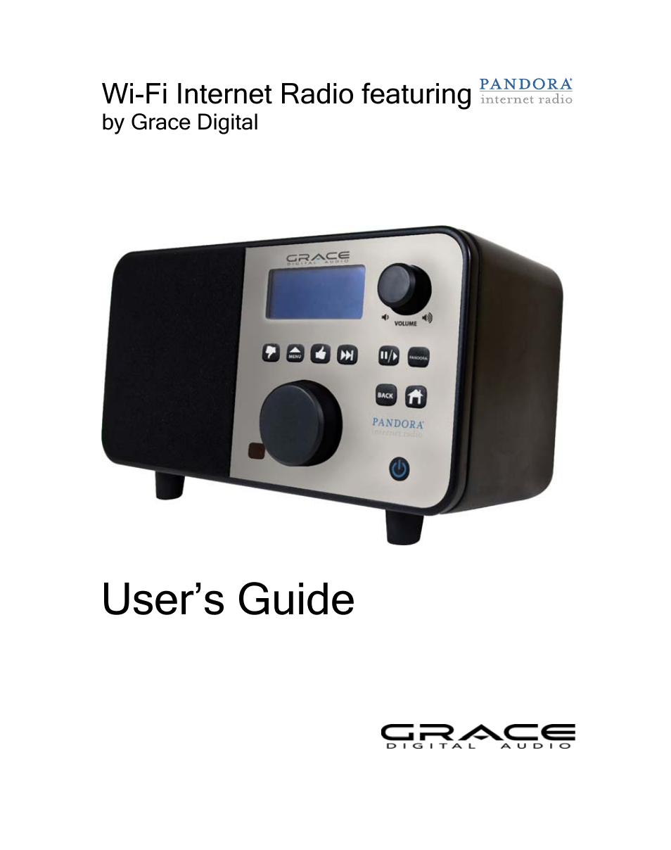 ECOXGEAR IR2550P: Pandora Radio User Manual | 51 pages
