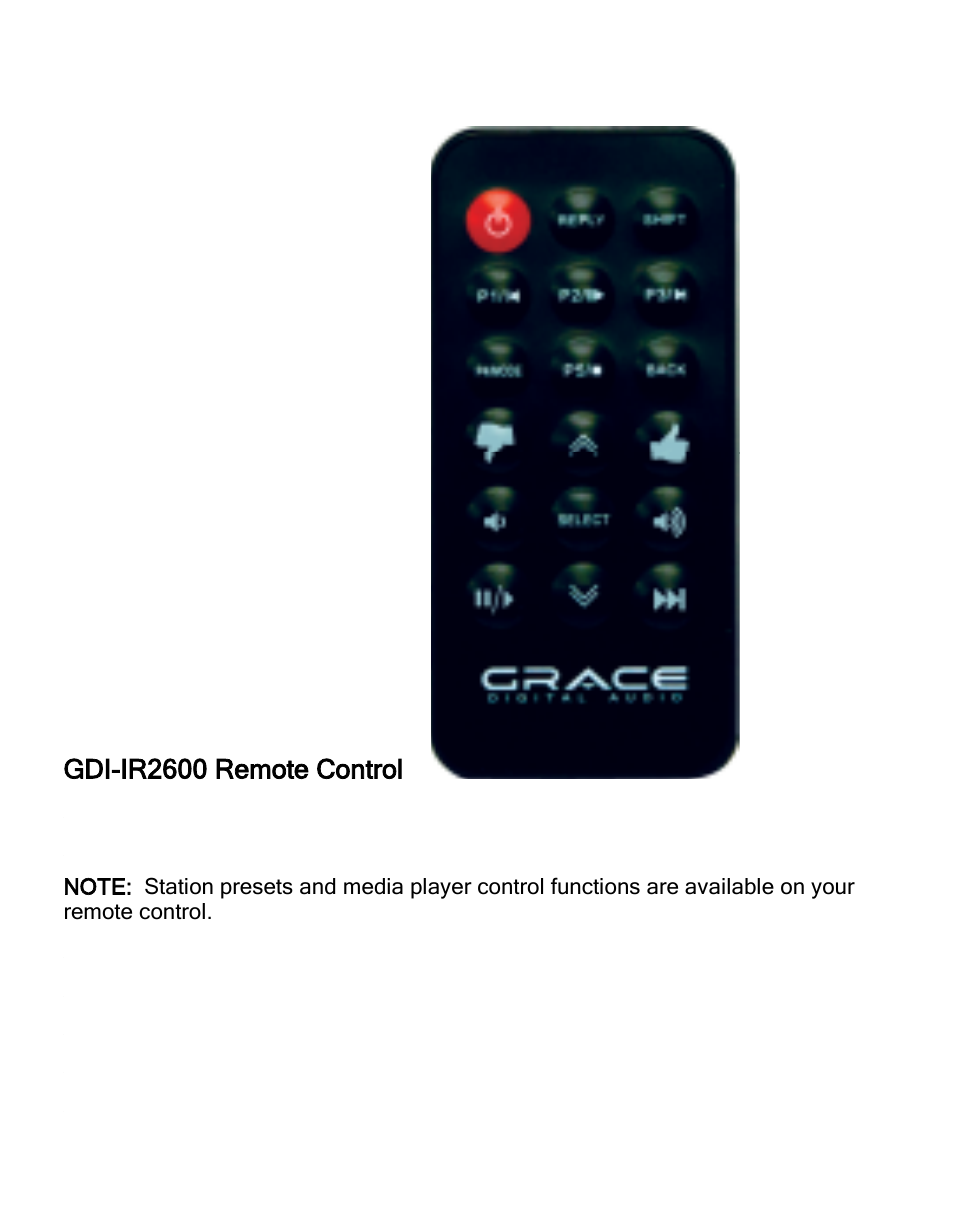 Gdi-ir2600 remote control | ECOXGEAR IR2600: Innovator X User Manual | Page 11 / 52