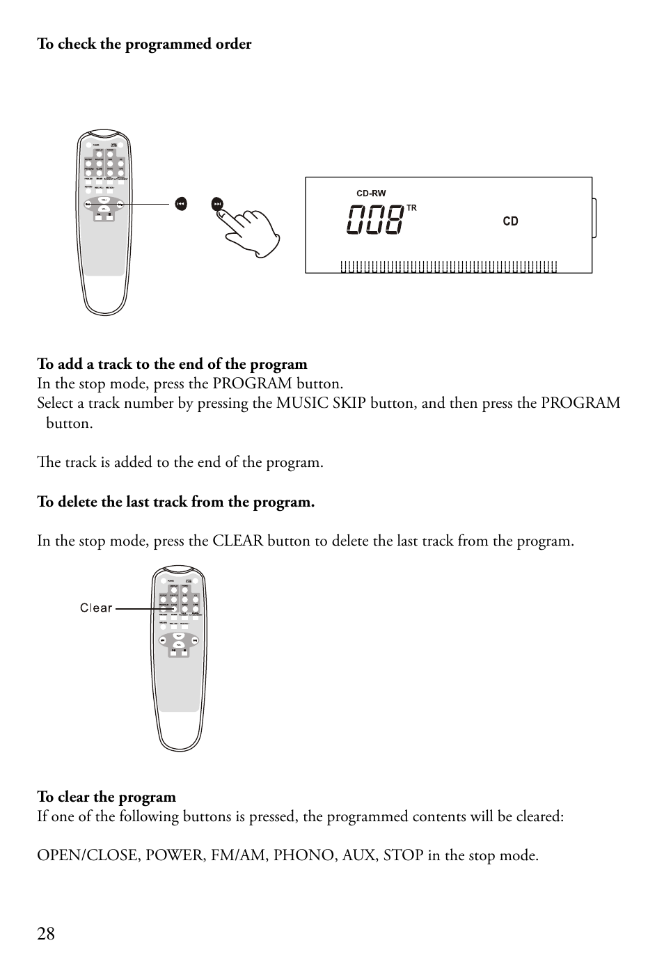 ECOXGEAR TWCCDRW: Tunewriter II User Manual | Page 28 / 38