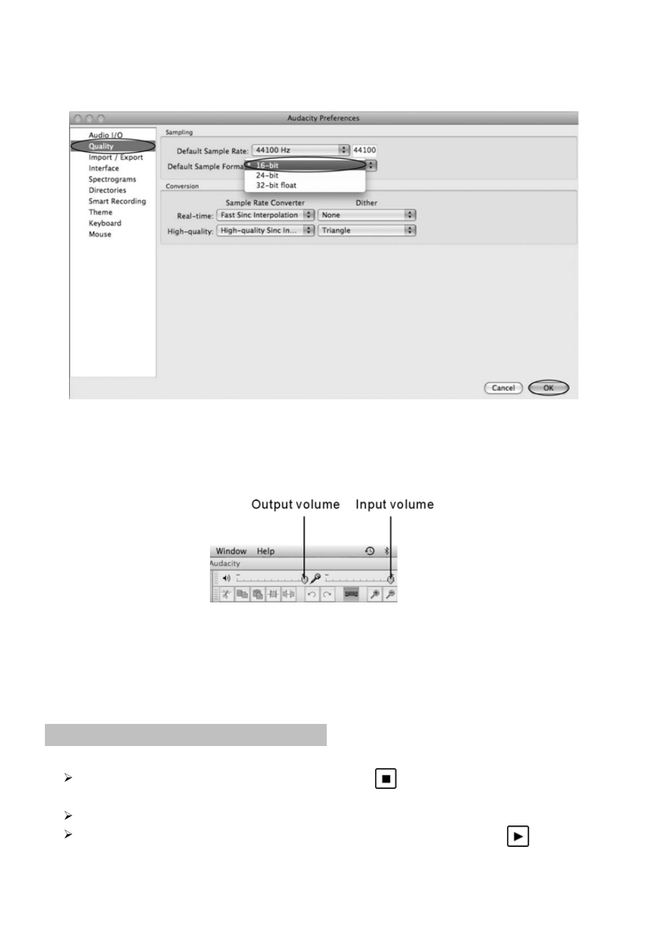 Export and save recordings (files) | ECOXGEAR T2USB200: Tape 2 USB User Manual | Page 36 / 44
