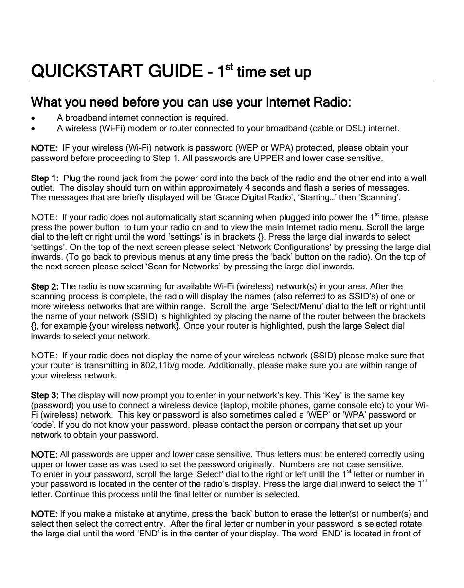 Quickstart guide, Time set up | ECOXGEAR IRMS300: MicroSystem User Manual | Page 7 / 35