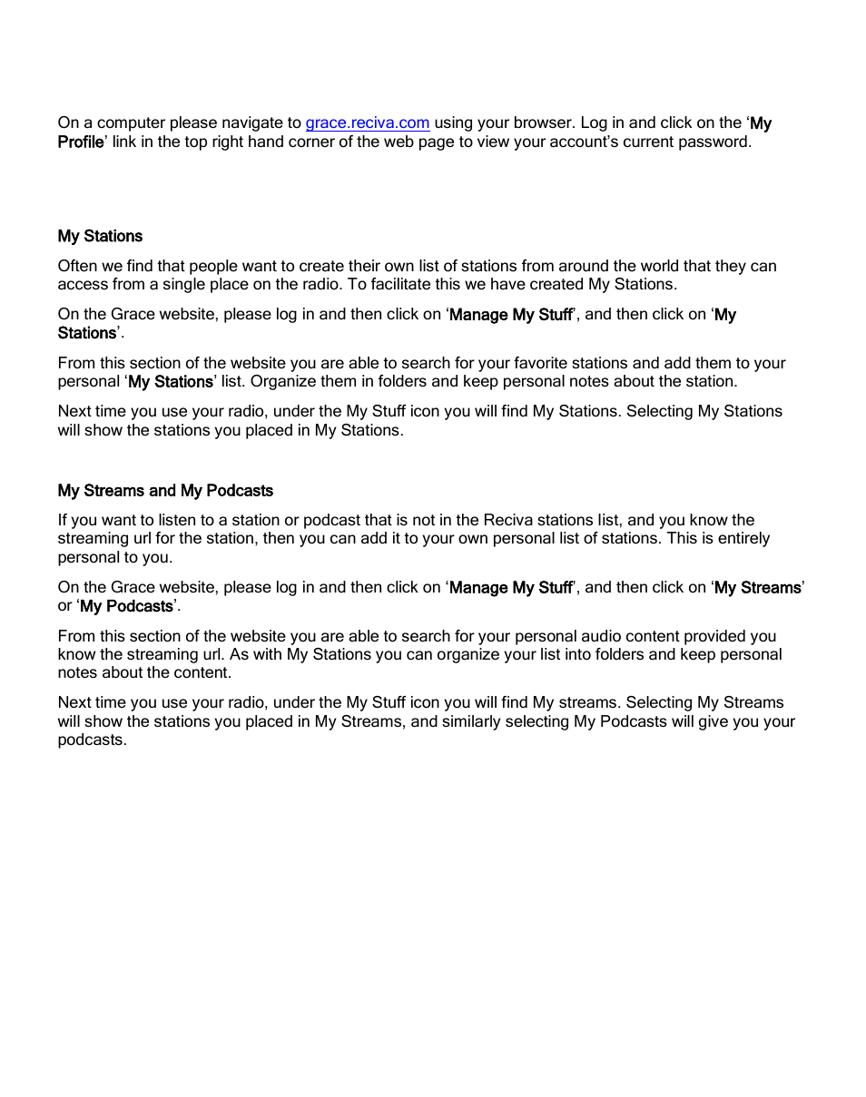 Manage my stuff | ECOXGEAR IRC6000: Mondo User Manual | Page 36 / 52