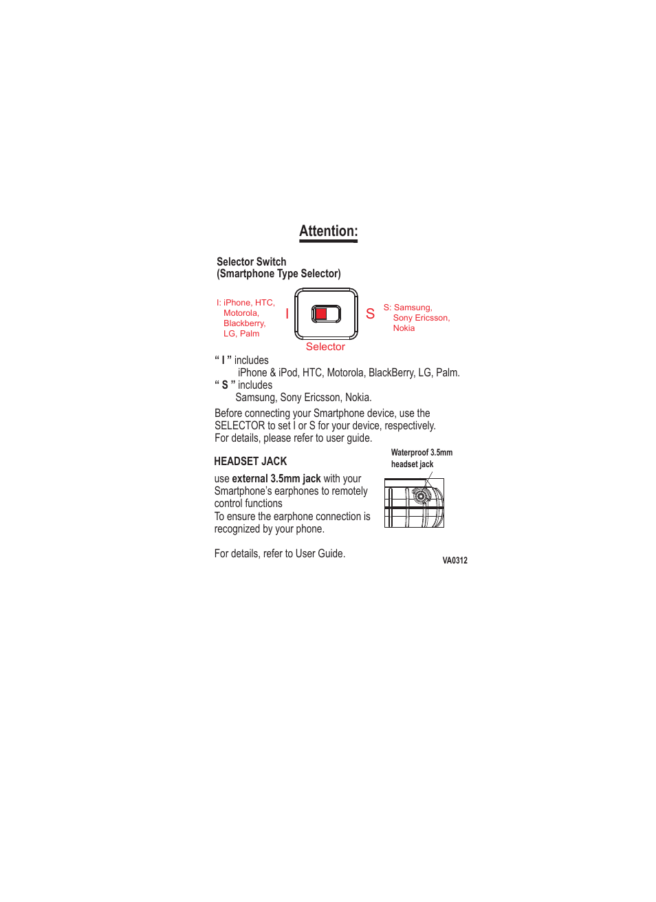 Attention | ECOXGEAR ECOXPRO User Manual | Page 3 / 3