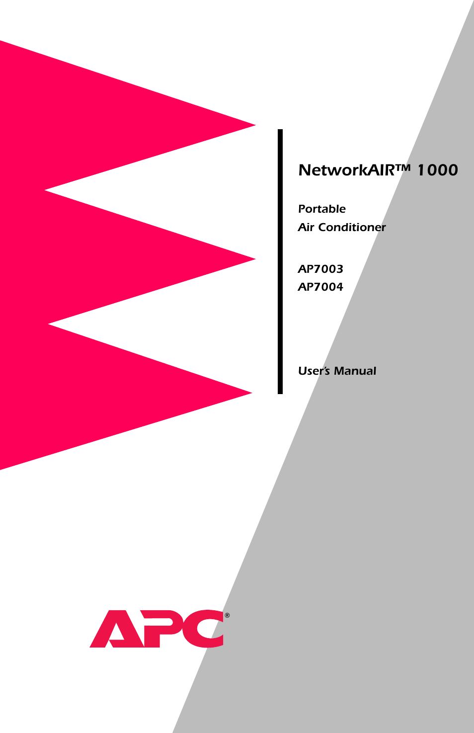 APC AP7003 User Manual | 28 pages
