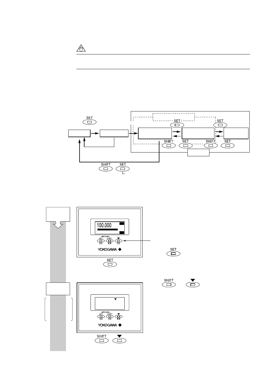 2 display unit setting methods, 1 display mode → setting mode, Display unit setting methods -3 | Display mode, Setting mode -3 | APC AXFA11G User Manual | Page 22 / 118