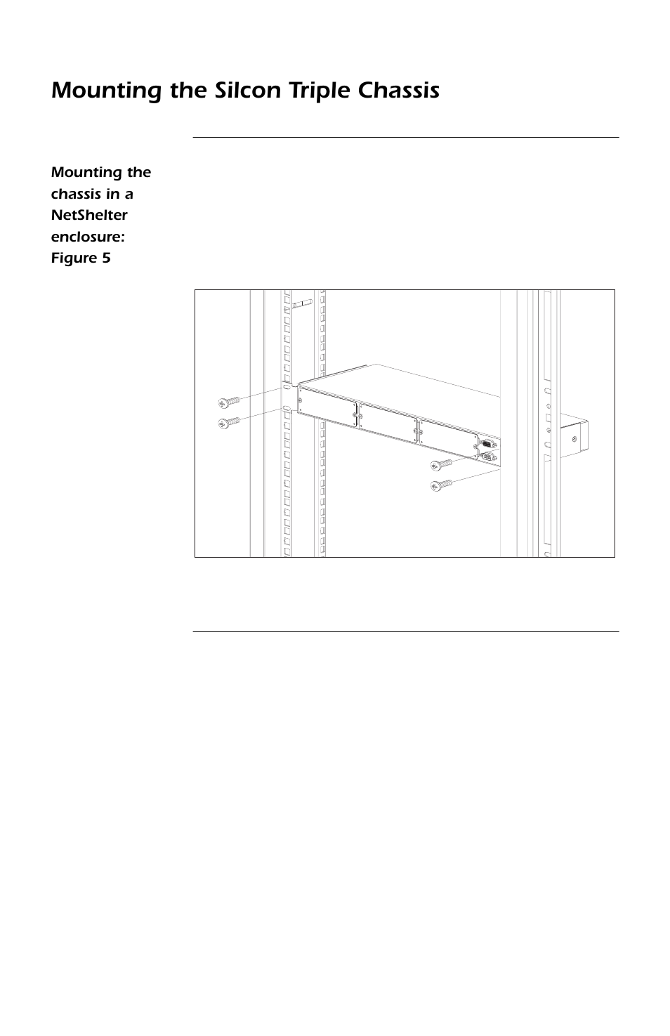 Continued, Mounting the silcon triple chassis | APC SMARTSLOT DP300E User Manual | Page 14 / 40