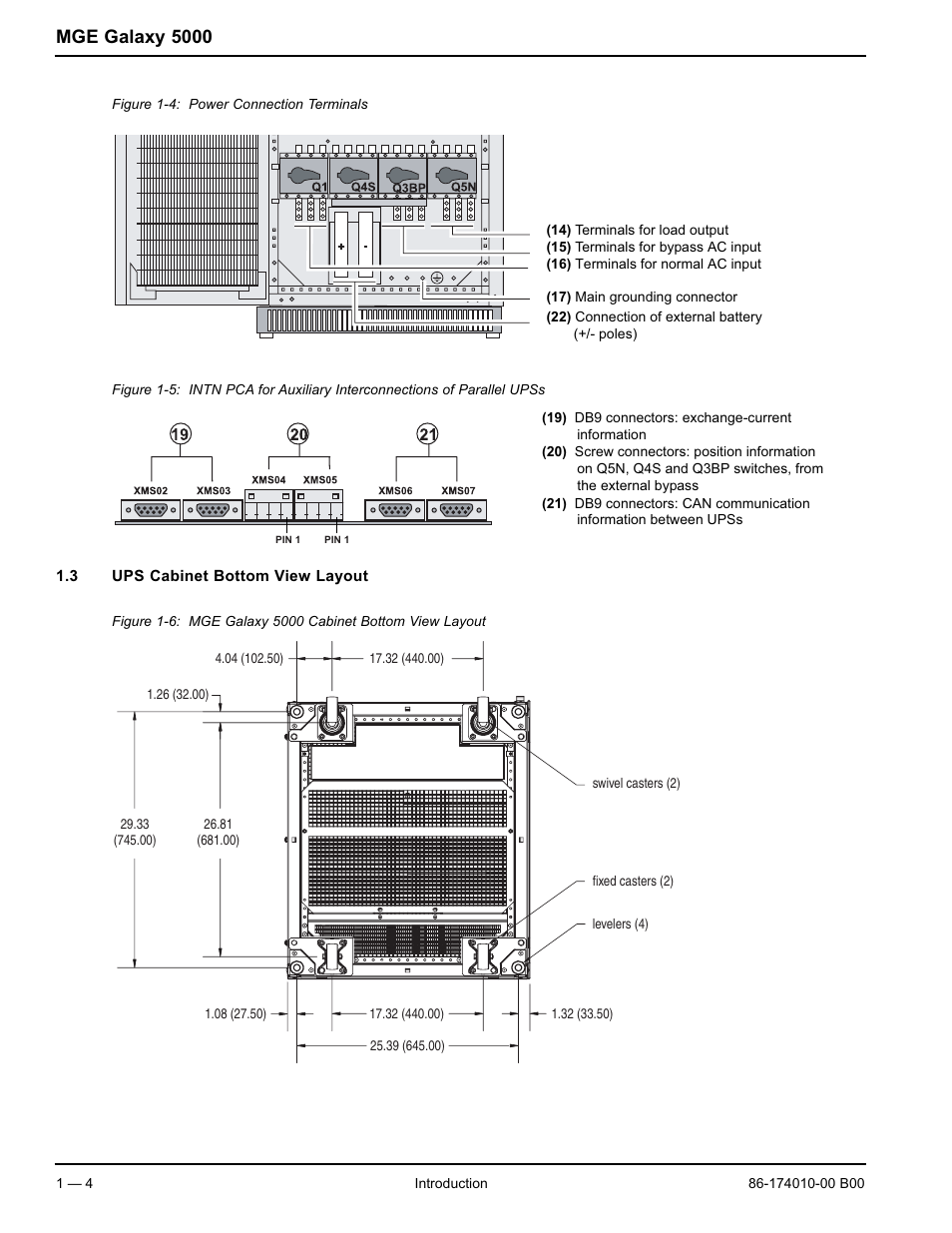 Mge galaxy 5000 | APC MGE GALAXY 5000 40 130KVA User Manual | Page 18 / 76
