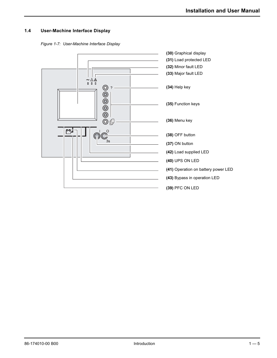 Installation and user manual | APC MGE GALAXY 5000 40 130KVA User Manual | Page 19 / 76