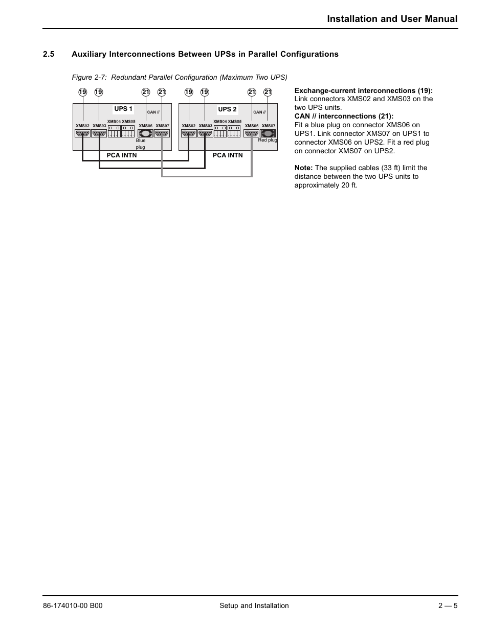 Installation and user manual | APC MGE GALAXY 5000 40 130KVA User Manual | Page 27 / 76