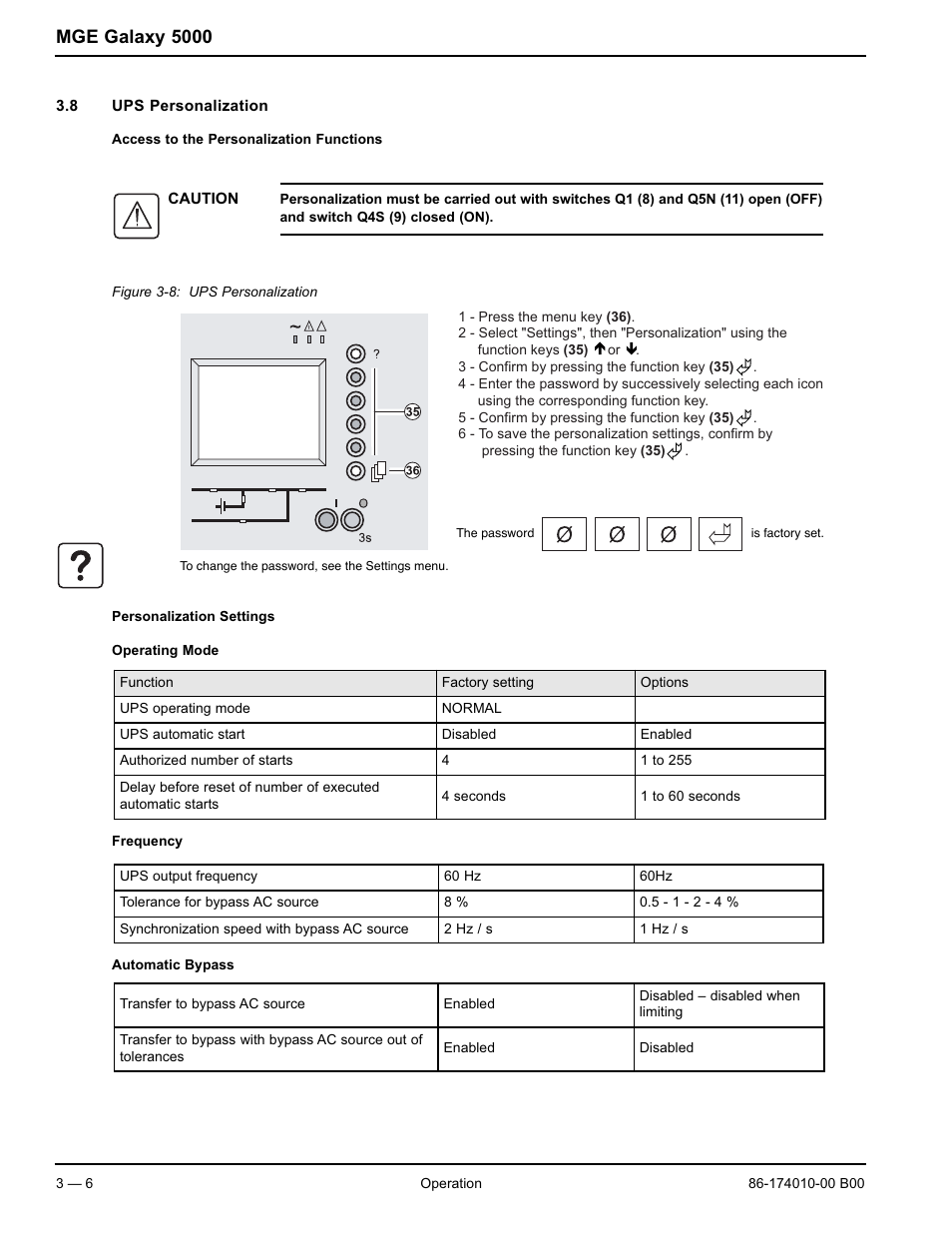 Mge galaxy 5000 | APC MGE GALAXY 5000 40 130KVA User Manual | Page 40 / 76